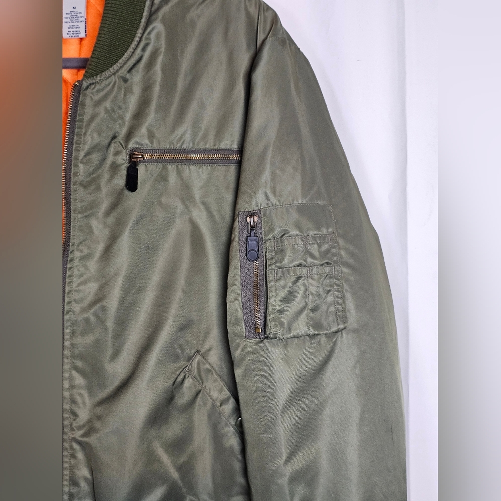 American Rag Vintage Bomber Jacket Medium EUC - Picture 7 of 12